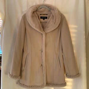 Jones New York faux suede coat